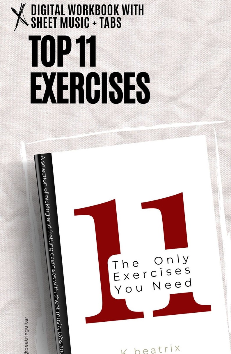 The Only Exercises You Need Top 11 Exercises Digital download workbook of my favourite 11 exercises tabs sheet music image 3