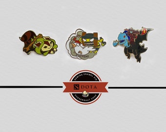 Pin de DOTA2 Hoodwink, Jakiro y Chamán de las Sombras