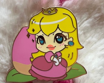 Mario -Princess Peach Pin