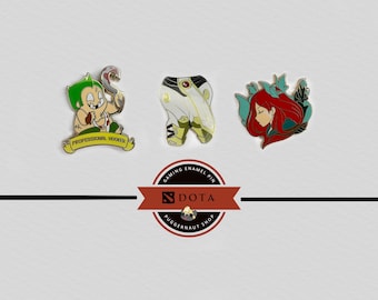 DOTA2 Windranger, Pudge, Dawnbreaker Pin