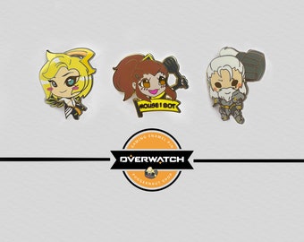 Overwatch - Mercy, Brigitte, Reinhardt Pins