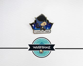 Warframe Lotus - I Love My Mom Pin