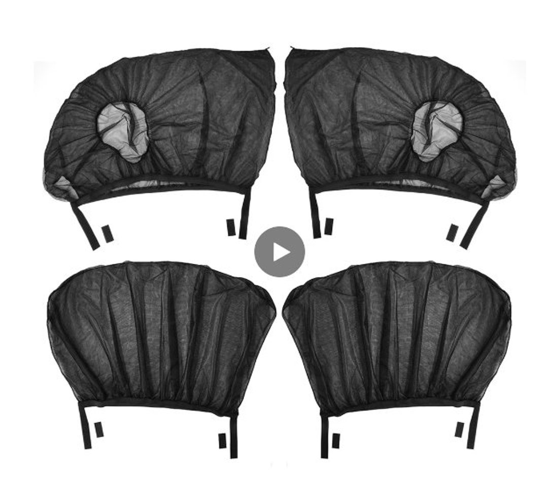 Car Window Shade Set of 4 Double Layer Sun Shade for Car Car Etsy