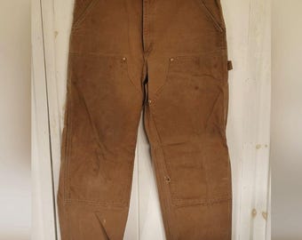 Carhartt Double Front Duck Carpenter Work 90"s Pants