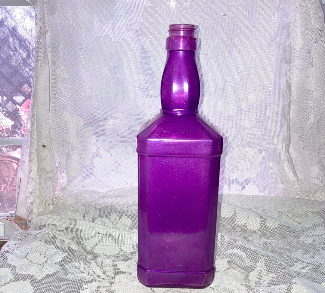 Colored Glass Bottles Tinted Wine Bottles Bottle Tree Etsy