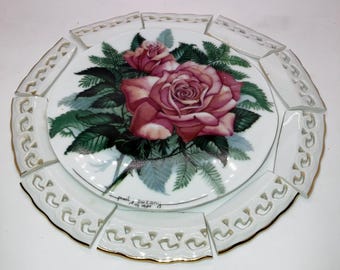Mosaic Tiles, Hand Cut Vintage China, Jewelry Craft Supplies, Mosaic Inlay