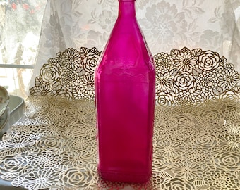 Tinted Wine Bottle: Large Colored Glass for Bottle Tree, Crafts