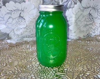 Tinted Mason Jar: 32 oz Colored Canning Jar, Craft & Wedding Vase