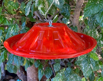 Hummingbird Feeder Rain Guard: 14" Large Metal Bird Feeder Umbrella