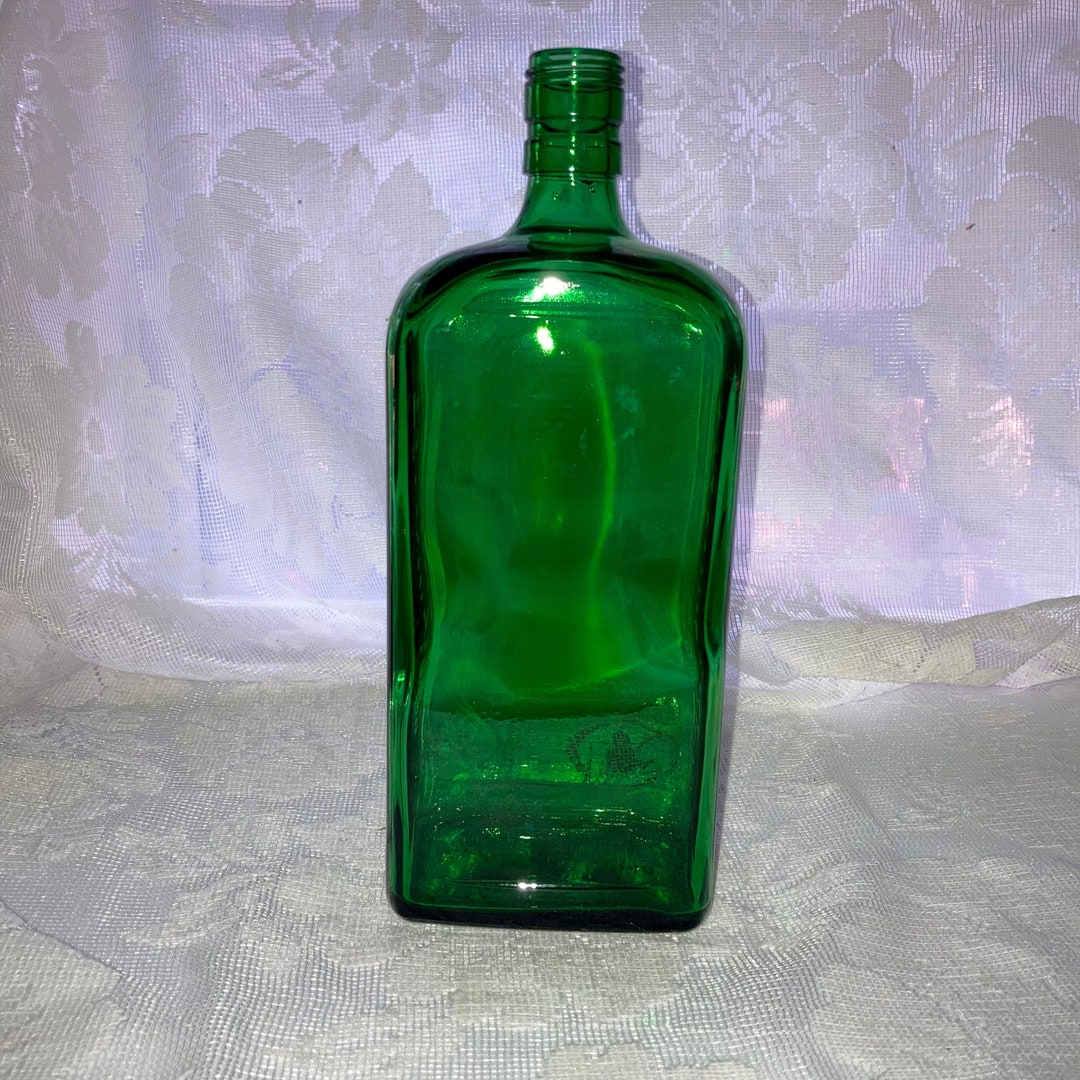 Colored Glass Bottles, Green Bottles, Bottle Tree Bottles, Large