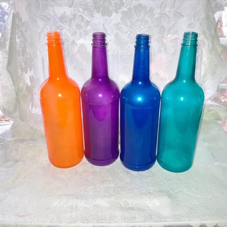 Colored Glass Bottles, Tinted Wine Bottles, Bottle Tree Bottles, Bottle