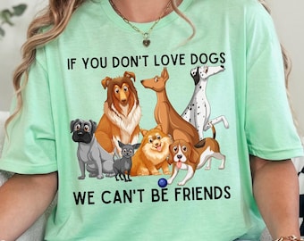 Lustiges Hundeliebhaber-Grafik-T-Stück, Canine Enthusiast Bekleidung