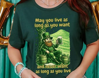 Irish Blessing T-Shirt | Saint Patrick's Day Irish Prayer Tee
