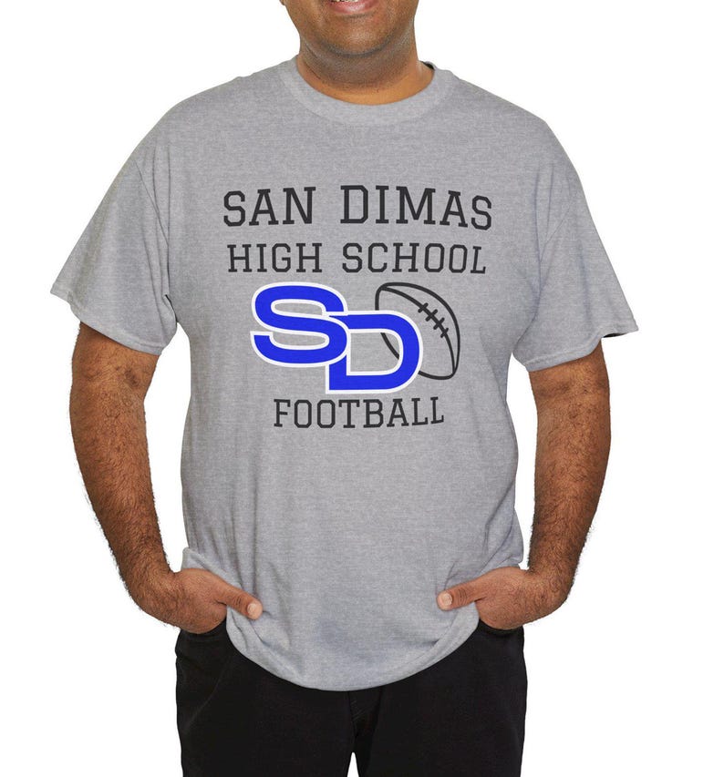 San Dimas High School Football Shirt - Unisex Heavy Cotton Tee - Etsy