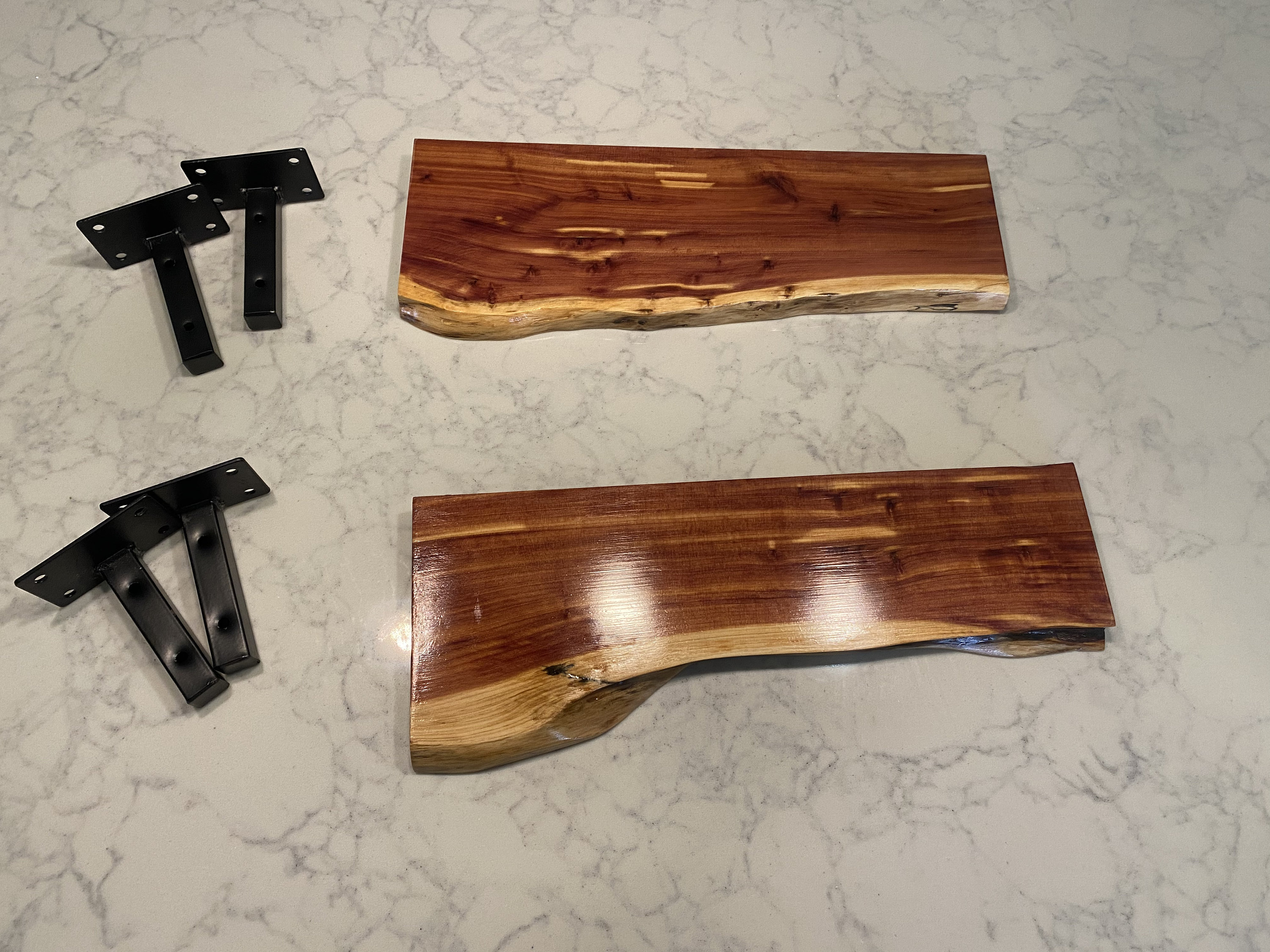 16 Cedar Shelf W/brackets Etsy