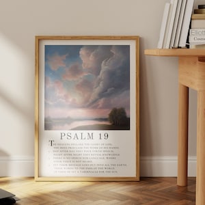 Psalm Wall Art PRINTABLE Bible Verse Wall Art for Framing Scripture ...