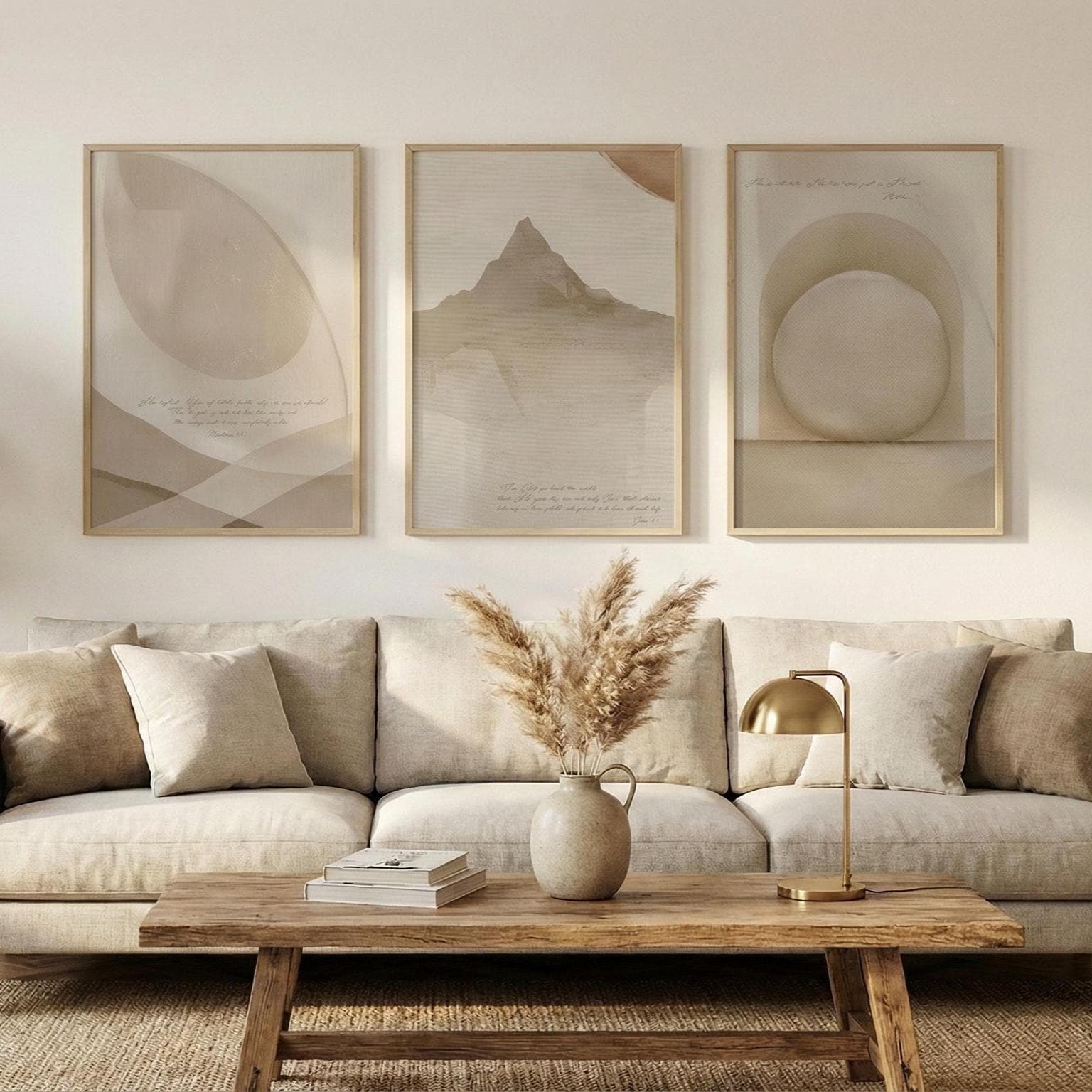 Christian Wall Art | Bible Verse Prints | Neutral Minimalist Scripture ...