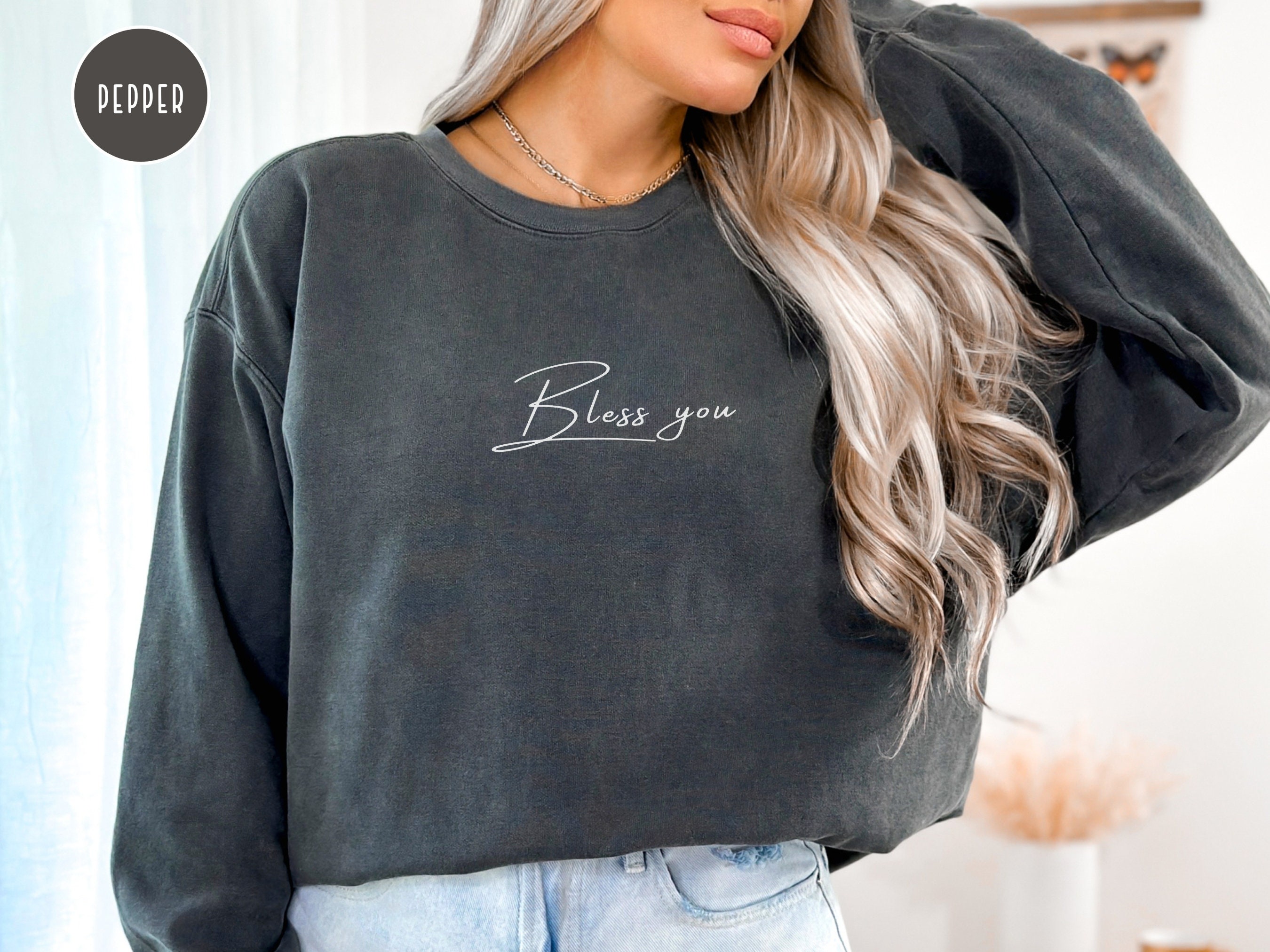 The Lord Bless You Christian Sweatshirt | Comfort Colors Sweater ...