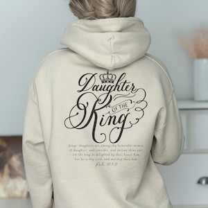 Daughter Of The King - Psalm 43 | Christian Hoodie - Christian Hooded Sweatshirt