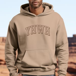 YHWH Hoodie - Jesus Hoodie | Christian Apparel, God Hoodie, Christian Streetwear, YAHWEH Hooded Sweater, Christian Hoodie For Men/Women