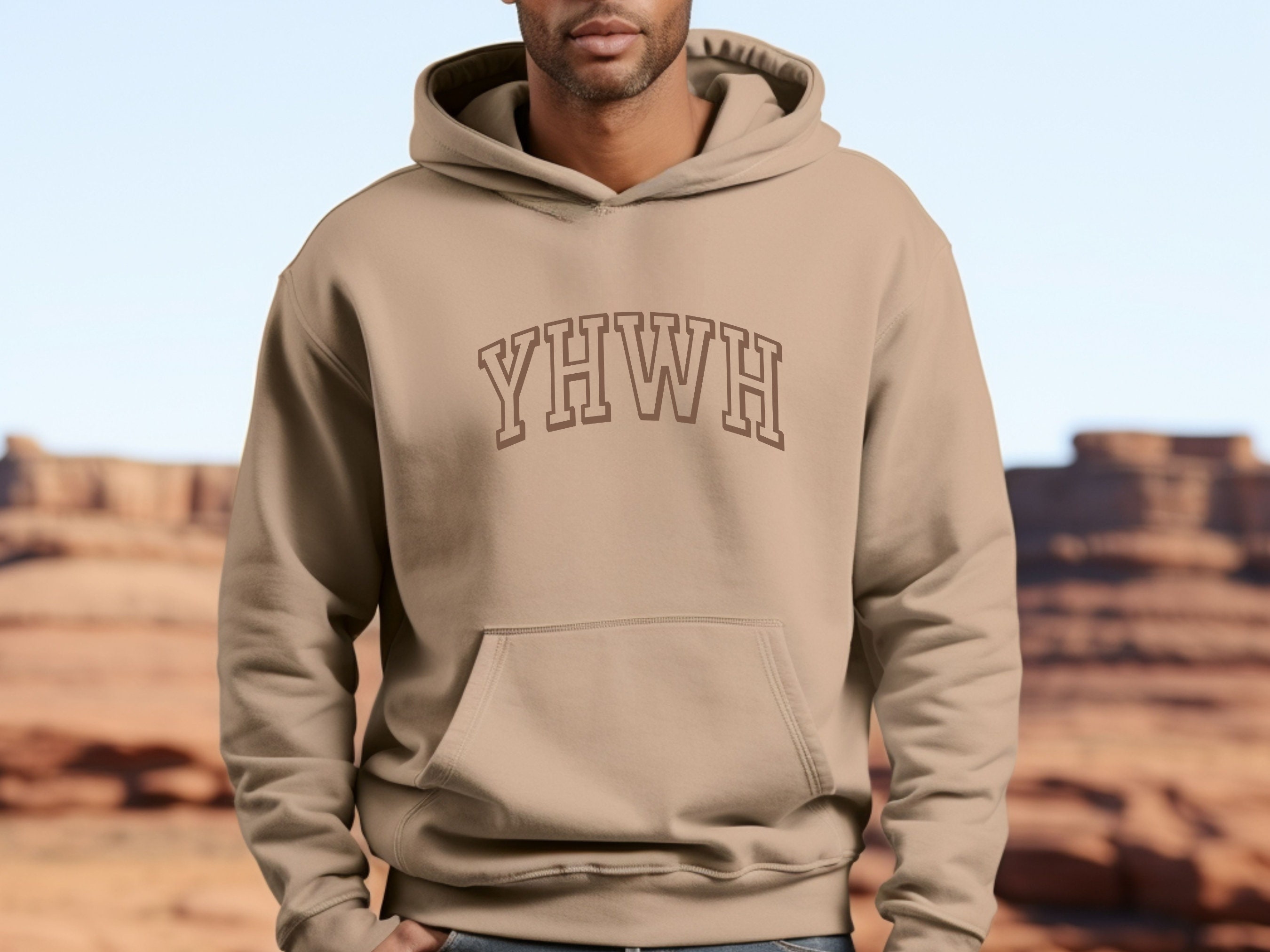YHWH Hoodie - Jesus Hoodie | Christian Apparel, God Hoodie 