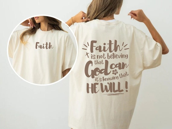 Faith and Believe Lord Christian Bible Verse T Shirt Faith and Believe Lord Christian Bible Verse T Shirt