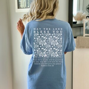 May the Lord Bless You Christian T-shirt | Comfort Colors Shirts ...