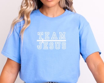 Team Jesus Shirt | Christian Apparel, Cozy Faith shirt, Jesus Shirt, Christian Clothing, Gift for Christian, Religious shirt, Christian tee