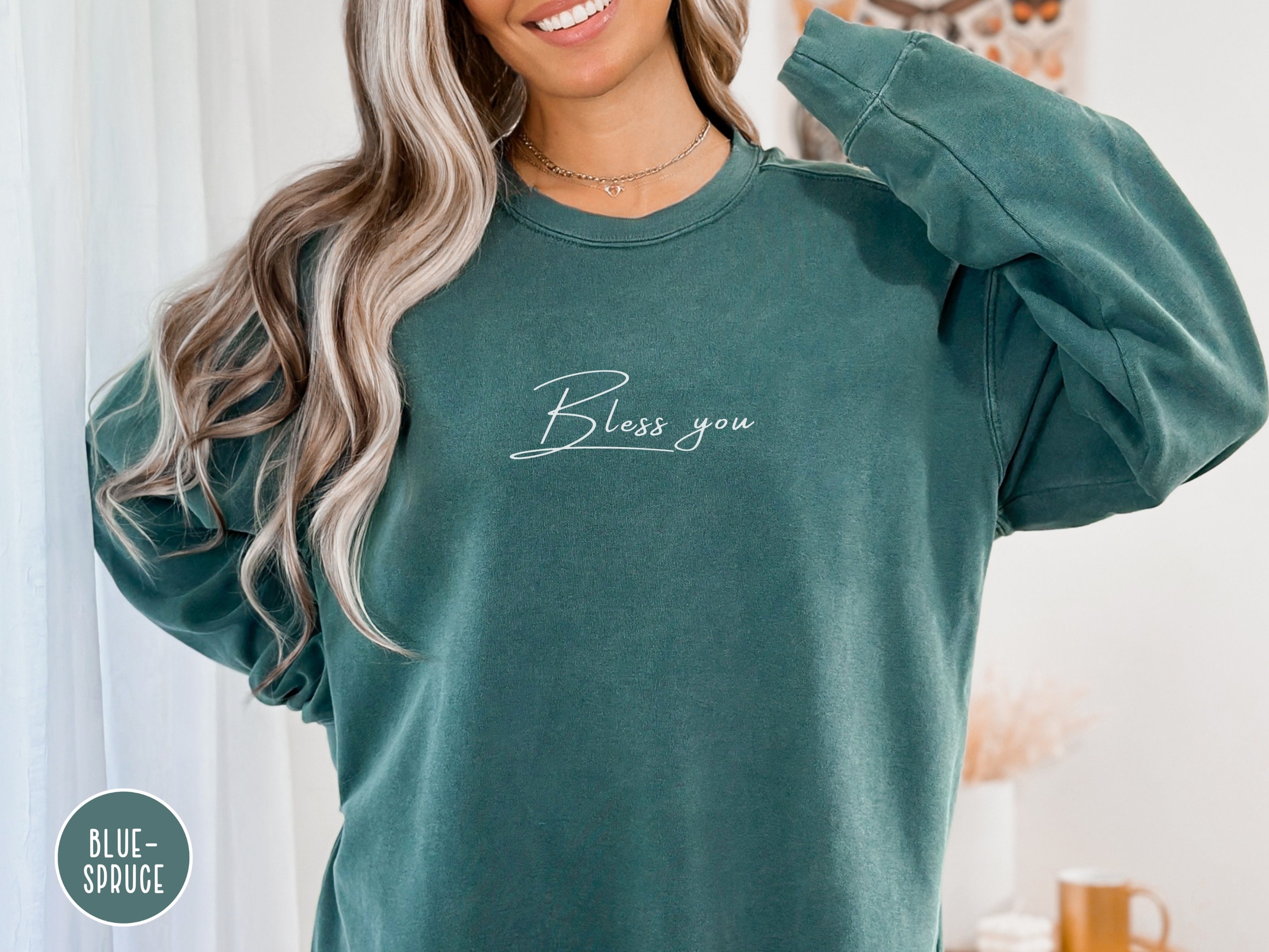 The Lord Bless You Christian Sweatshirt | Comfort Colors Sweater ...