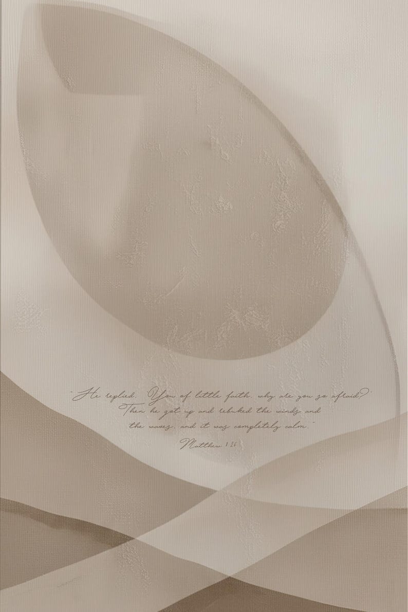 Christian Wall Art | Bible Verse Prints | Neutral Minimalist Scripture ...