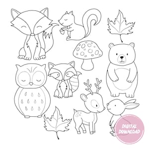 Animal Kingdom Safari Adventure imprimible niños páginas para colorear animales lindos actividad de día lluvioso para niños artesanía descarga instantánea