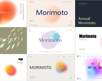 Minimalist PowerPoint Presentation Templates, Modern Pitch Deck (Digital Download)