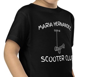 Maria Hernandez Scooter Club Kids T-Shirt