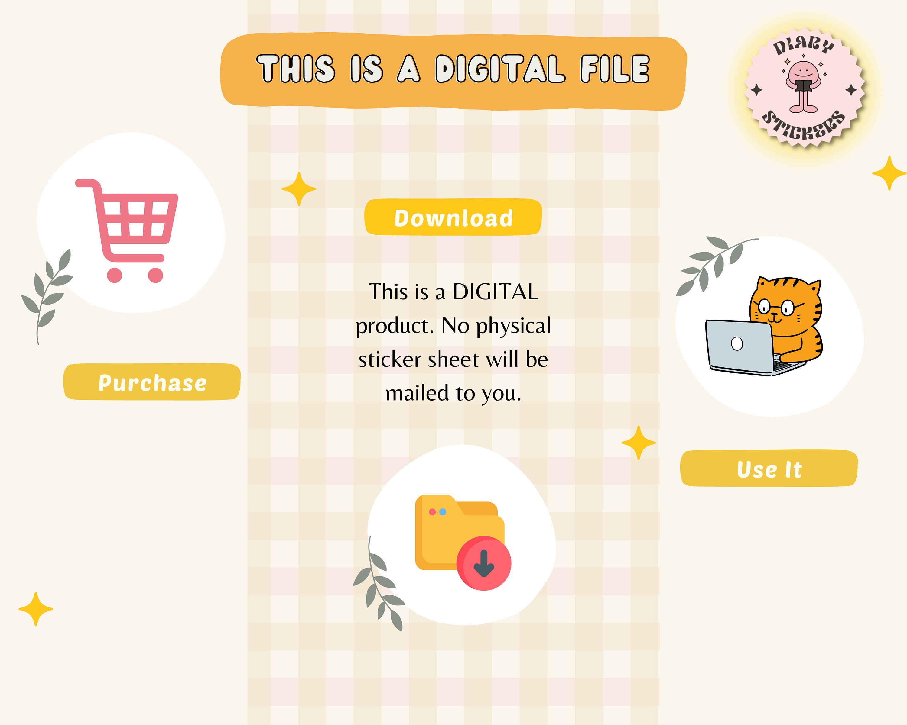Everyday Digital Stickers for Goodnotes, Daily Life Pre-cropped Digital ...