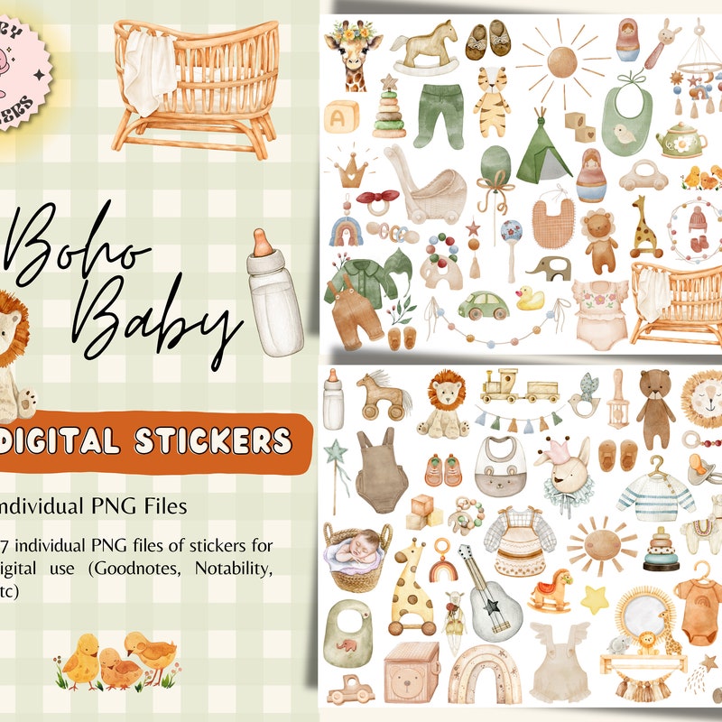 Stickers bebe - Etsy México