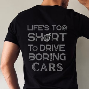 Gear Head T-Shirt, Car Parts Tshirt, Hot Rod Tshirt, Muscle Car Shirt, Car Enthusiast Shirt, Racing Tee, Street Racer Tee, Back Design Shirt