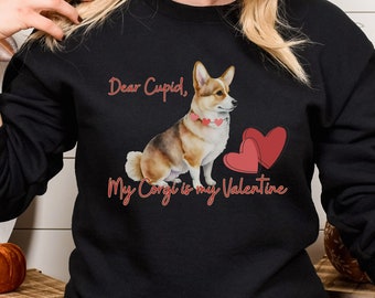 Corgi Mom Valentine Sweatshirt Corgi Valentine Sweatshirt Corgi Mom Valentine Shirt Corgi Owner Valentine Sweater Corgi Mom Valentine Gift