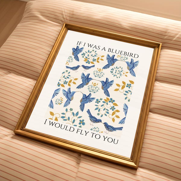 Blauer Vogel Druck | Digitaldruck