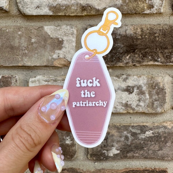 Taylor Swift Sticker | Fuck the Patriarchy Sticker | Fuck the Patriarchy Keychain | Taylor Swift All Too Well