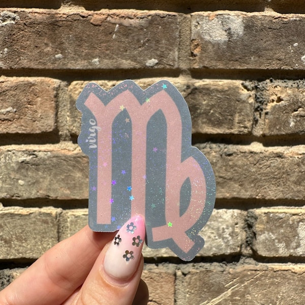 Virgo Symbol Sticker | Virgo Stickers | Zodiac Stickers | Earth Sign Stickers