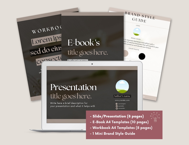 Social Media Book Promotion Bundle | With Guide and Checklist | 150+ Canva Templates | For Facebook, Instagram, Pinterest, Youtube & More