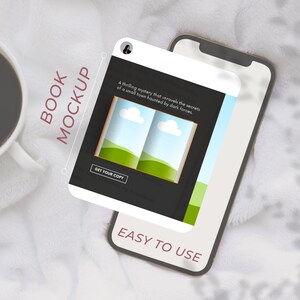 One-page Website Canva Template for Authors, Small Businesses, and Publishers | 3 Colours: Pink, White, Black | Improve Your Online Presence