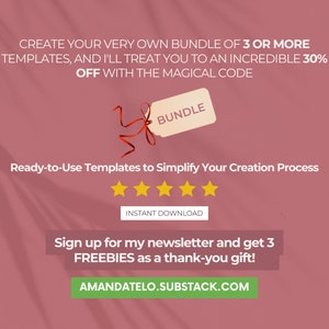PROMO CODE ETSY 2024. | ALOT CREATIVE PROMO CODE | NEWSLETTER | Social Media Book Promotion Bundle | With Guide and Checklist | 150+ Canva Templates | For Facebook, Instagram, Pinterest, Youtube & More