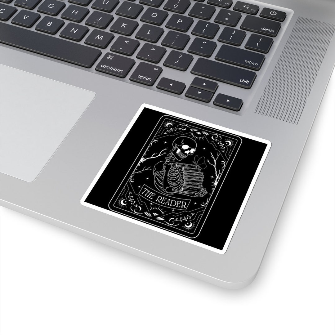 The Reader Sticker The Reader Tarot Card Sticker Kiss Cut Sticker Tarot Stickers Book Club ...