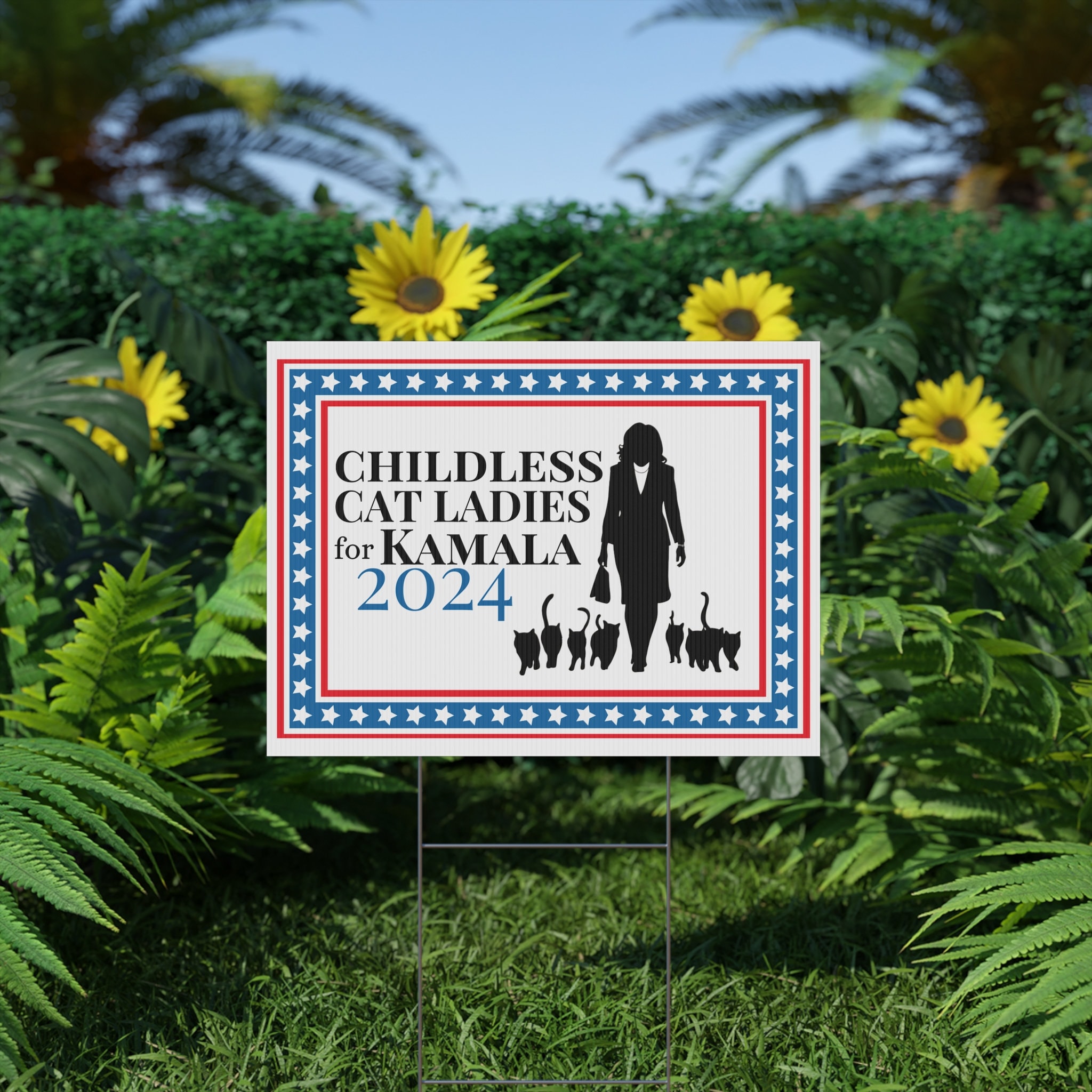 childless-cat-ladies-for-kamala-2024-election-plastic-yard-sign-anti