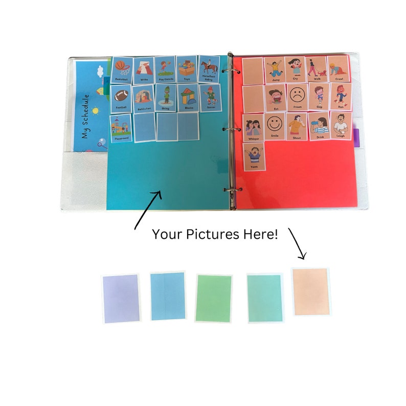 AAC Communication Binder Pack Etsy