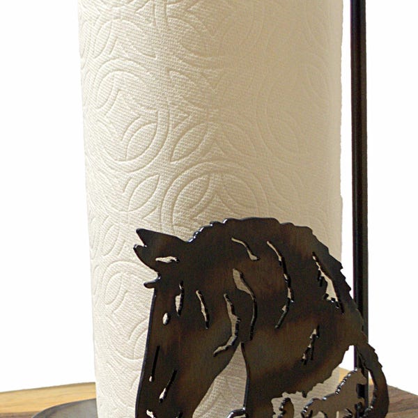 Horse in Horse Paper Towel Holder