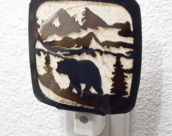 Bear Scene Night Light