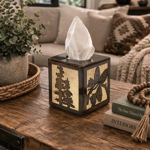 Pine Cone Tissue Box Cover