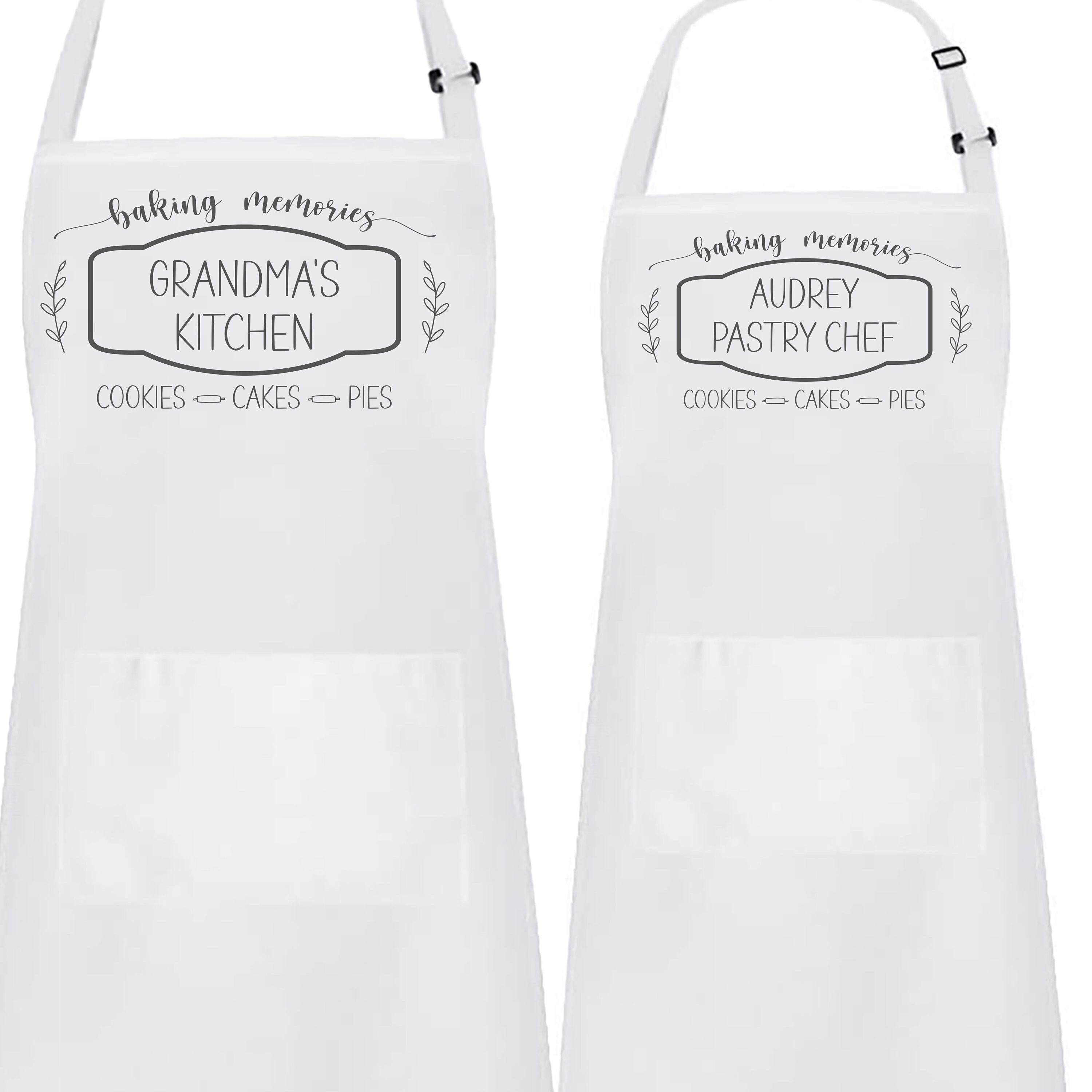 BASHOUT Mother, Daughter Apron Set | (2 pcs) Mama Chef plus Mini Chef  Matching Aprons | Cooking Baking Adjustable Mom and Child Pink Aprons |  Mother's